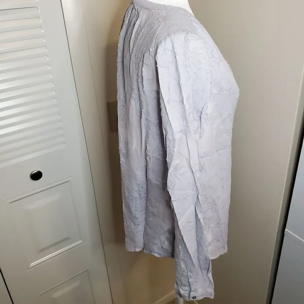 Katherine Barclay semisheer floral blouse M - Picture 10 of 11